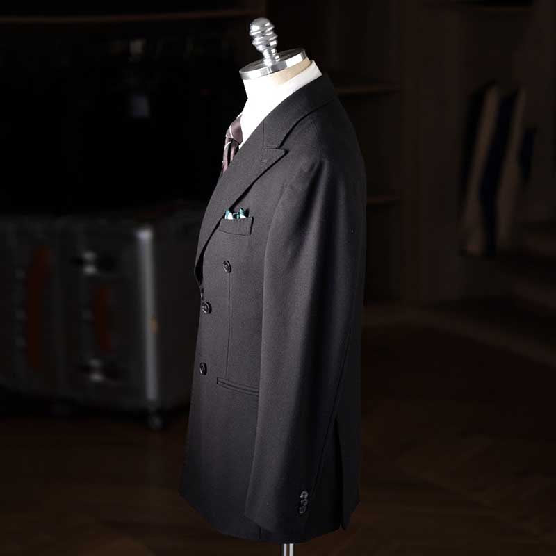 Italian Double-breasted Casual Business Suit