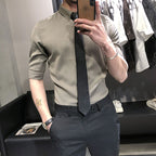 Summer Non-iron Slim Fit Business Casual Shirt