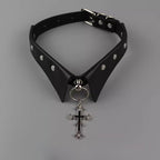Cross Punk Metal Clavicle Chain