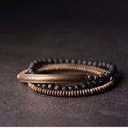 Retro Multi-layer Volcanic Stone Bracelet