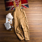 Vintage Casual Multi-Pocket Jumpsuits