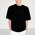 Scarf Ribbon Silhouette Short Sleeves T-shirt