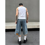【Your pants are on backwards】Denim Shorts