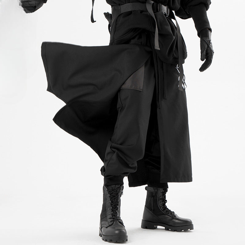 Fake Two-piece Loose Casual Culottes Pants