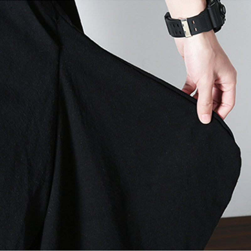 Loose Linen Low-crotch Bloomers