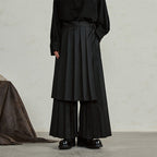 Detachable Samurai Wide Leg Pleated Culottes