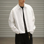 Vintage Pocket Loose Long Sleeve Shirt