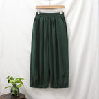 Cotton And Linen Loose Wide-leg Casual Big Bloomers
