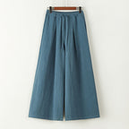Linen Loose Slouchy Wide-leg Pants