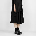 Casual Loose-fitting Wide-leg Cropped Trousers