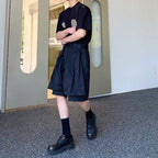 Double Layer Twisted Wire Styling Casual Shorts