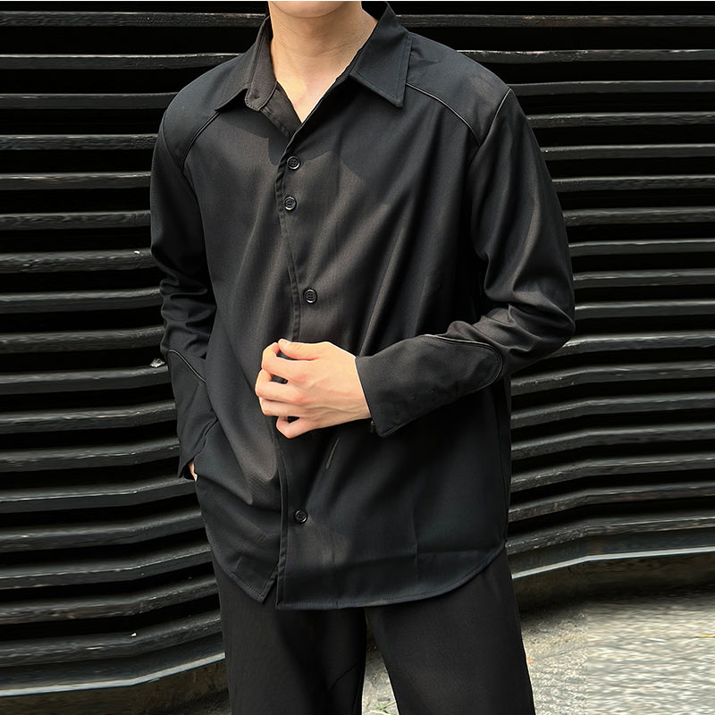 Black Casual Loose Shirt