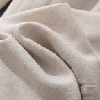 Linen Wide-leg Thin Elastic Waist Trousers