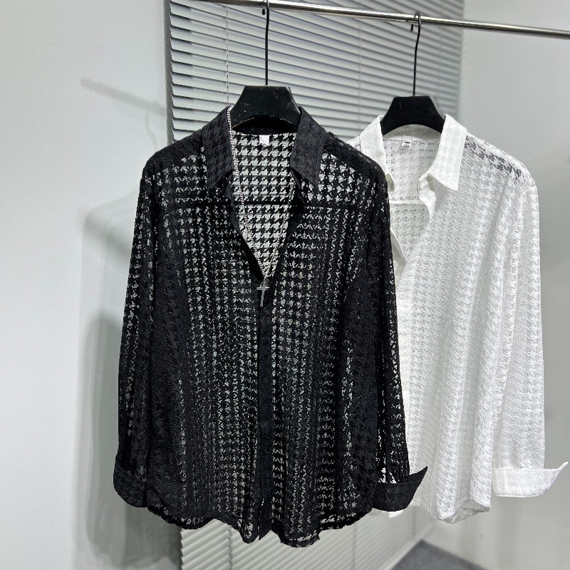 Hollow Loose Casual Shirt