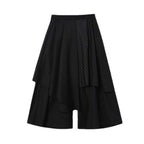 Fake Two Piece Loose Irregular Culottes Harem Pants