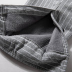 Striped Retro Slim Fit Casual Shirt Top