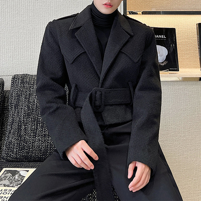 Short Waistband Suit Coat