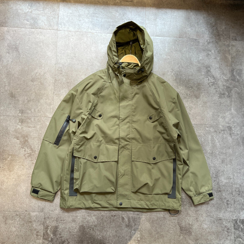 Multi-Pocket Hooded Jacket