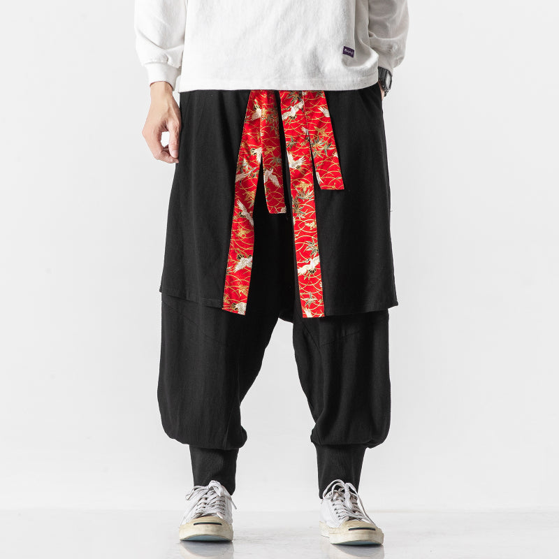 Linen Cotton Loose-Fitting Pants