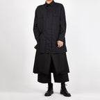 Button-back Long-sleeved Shirt