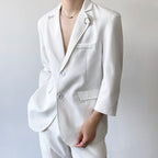 Summer Three-quarter Sleeve Blazer