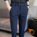Invisible Elastic Waist Casual Trousers