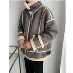 Winter Stitching Thickened Loose Coat