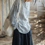 Tie-Dye Loose Button Shirt