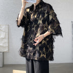 Summer Tassel Short-sleeved Shirt