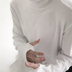 Soft Turtleneck Bottoming T-shirt