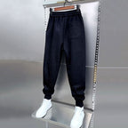 Starry Rhinestone Cuffed Sweatpants