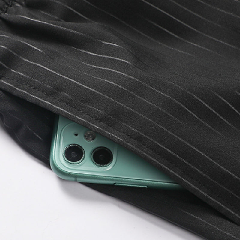 Quick-drying Striped Beach Shorts