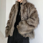 Winter Short Faux Fur Jacket
