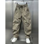 Zipper Scimitar Loose Straight Harem Pants