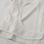 Asymmetric Round Neck Loose Fake Two-piece T-shirt