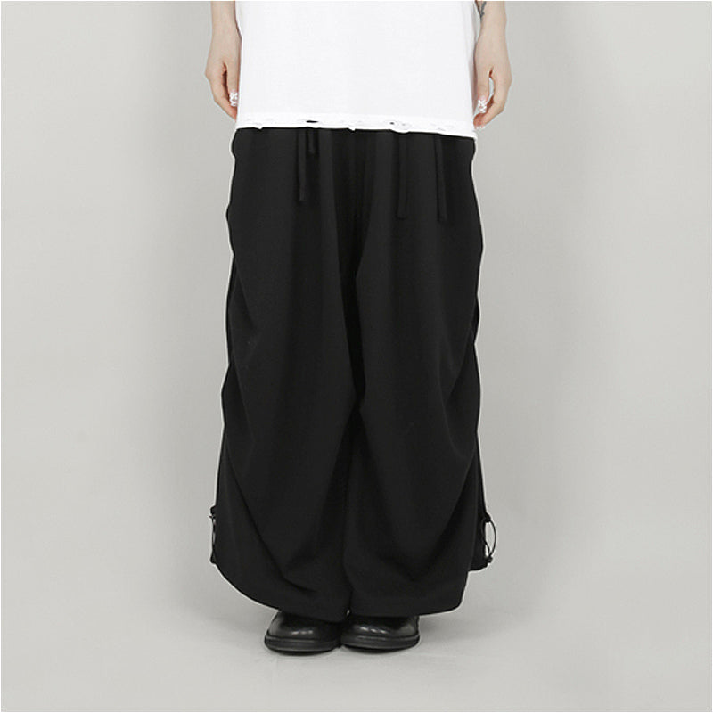 Japanese Style Pleated Casual Loose Long Wide-leg Pants
