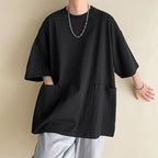 Vintage Slit Pocket Short-sleeved T-shirt