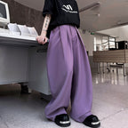 Loose Drape Casual Wide-leg Pants