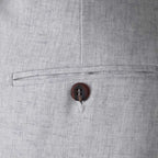 High-waisted Parisian Button Draped Suit Trousers