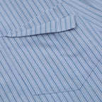 Japanese Retro Pocket Striped Shirt