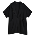Japanese Loose Thin Chiffon Suit Cardigan