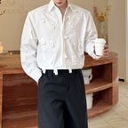 Raw Edge Rags Peak Collar Shirt