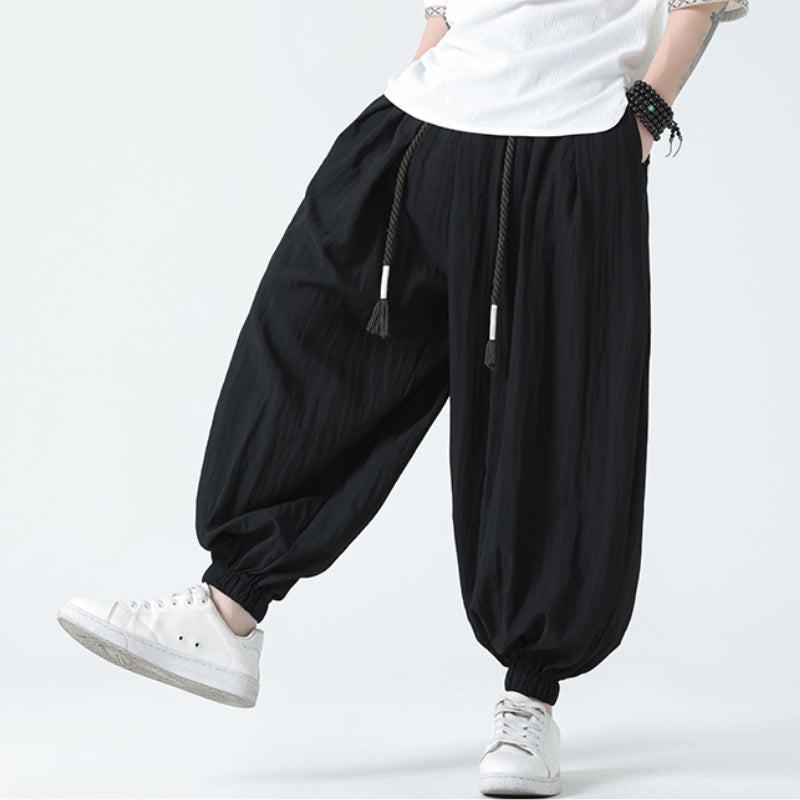 Loose Draped Cuff Bloomers