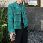 Multi Pocket Sequin Jacket