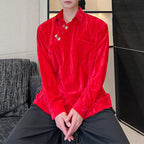 Vintage Velvet Long Sleeve Shirt