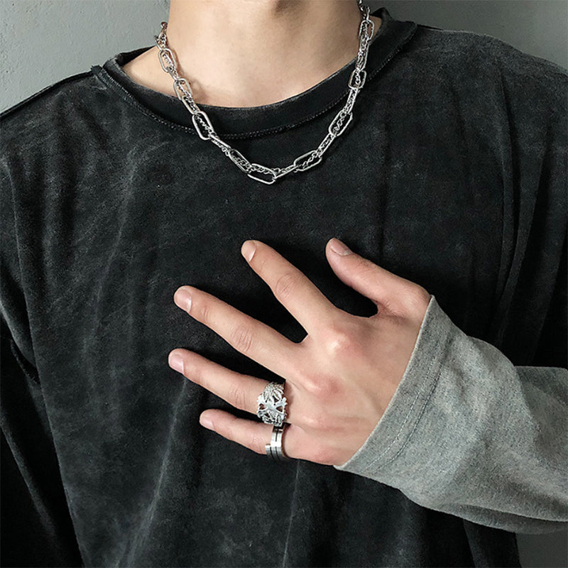 Sample Chain Wrap Stainless Steel Chain Wrap Necklace – Macanz