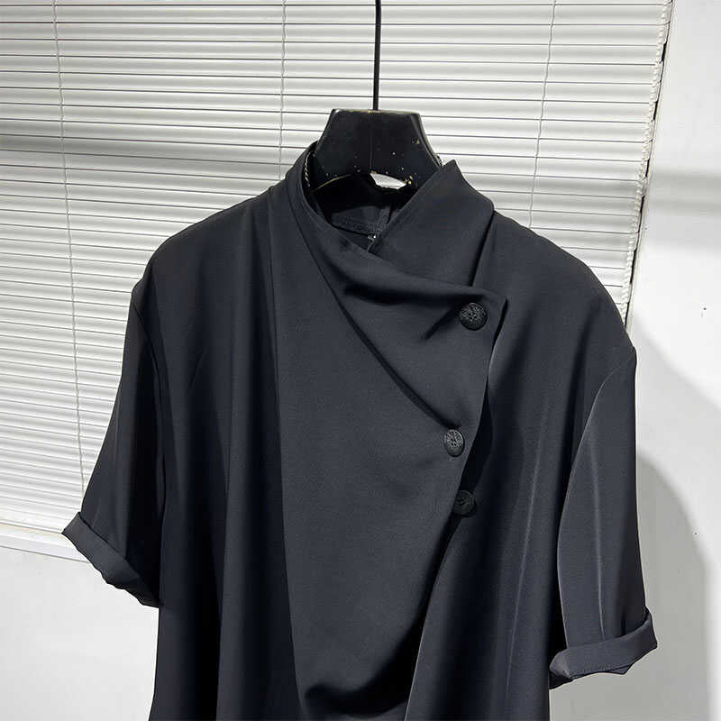 Irregular Loose Button-down Shirt