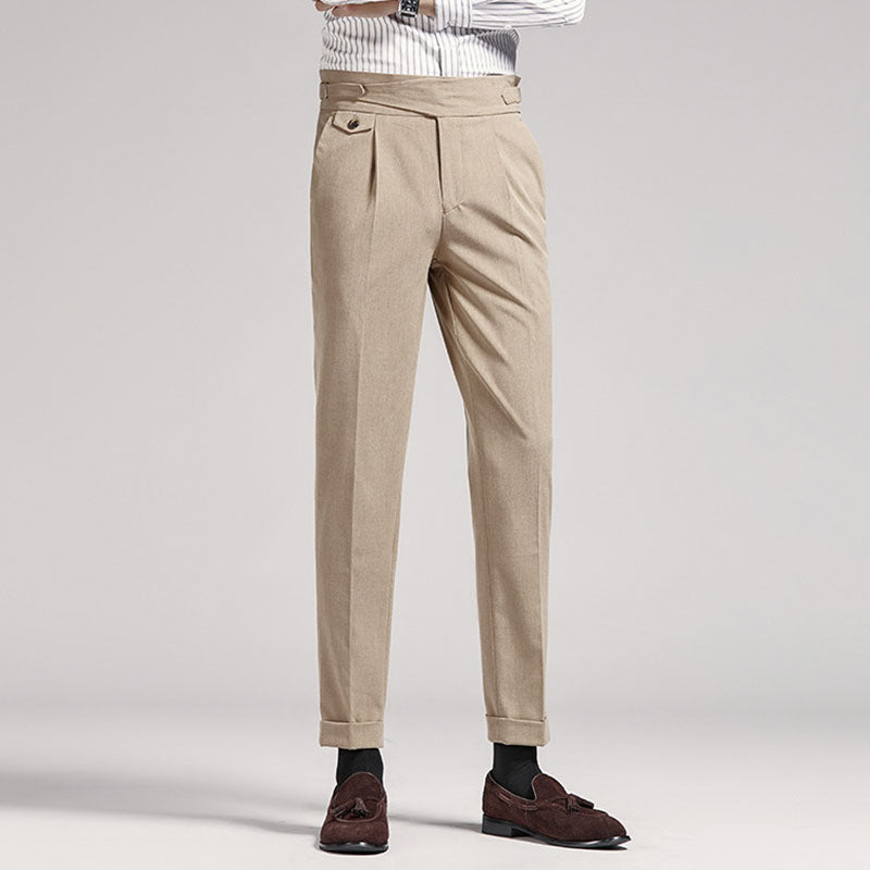 High Waist Slim Fit Naples Trousers