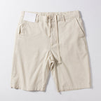 Thin Cotton and Linen Basic Solid Color Straight Loose Shorts