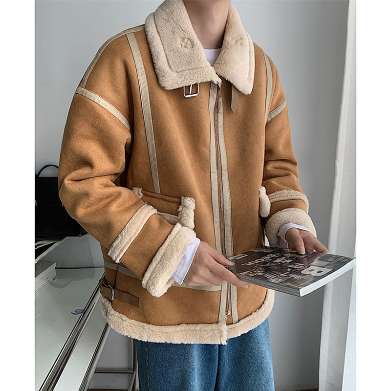 Winter Stitching Thickened Loose Coat